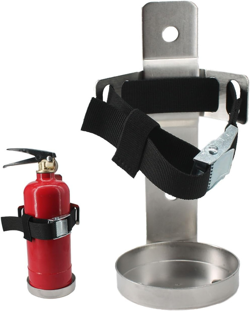 Fire Extinguisher Mount,Wall Mounted Bracket,Compatible with 2.5 Lb Fire Extingu