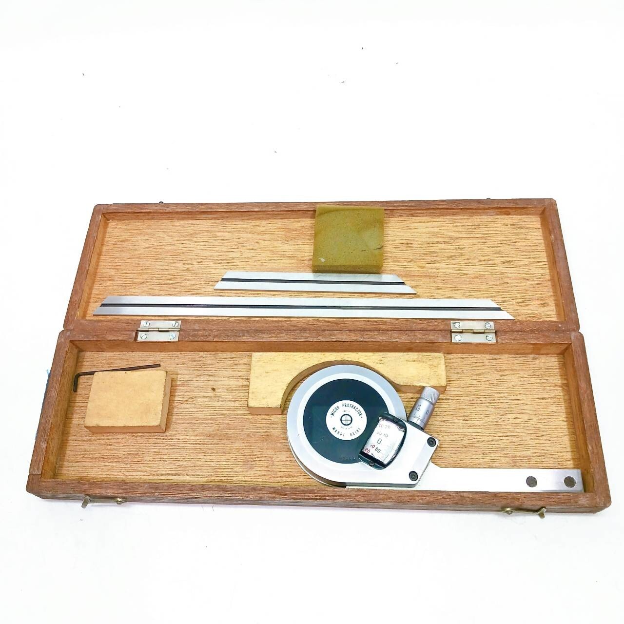 MARUI KEIKI Micro Protractor MP-101 Angle Gauge 0-360 degrees From Japan /AE243