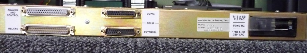 Modulation Sciences, Vmate. model #VMRY ser. #03002312