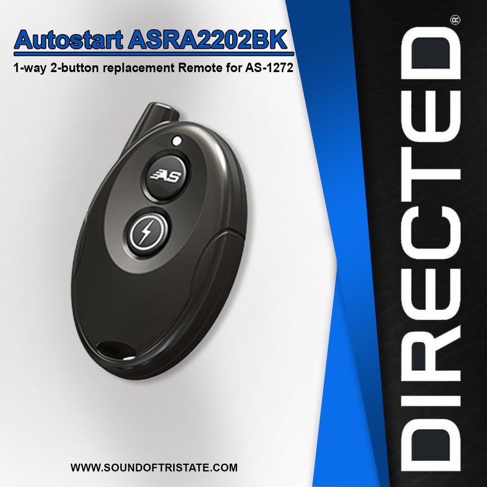 Directed Electronics Autostart 1-way 2-button replacement Remote for AS-1272