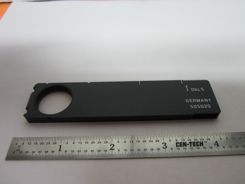 MICROSCOPE PART FILTER SLIDE OBJ.5 GERMANY 505020 OPTICS BIN#B1-R-18