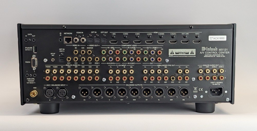 McIntosh MX121 (SEE DESCRIPTION)
