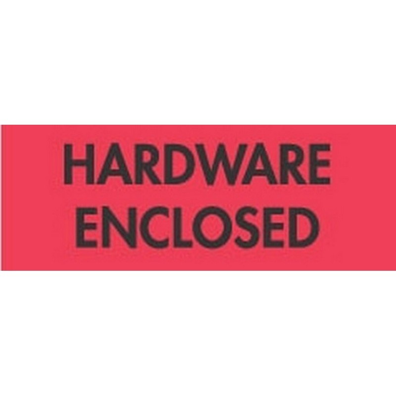 2" x 3" Hardware Enclosed Labels (500 per Roll)