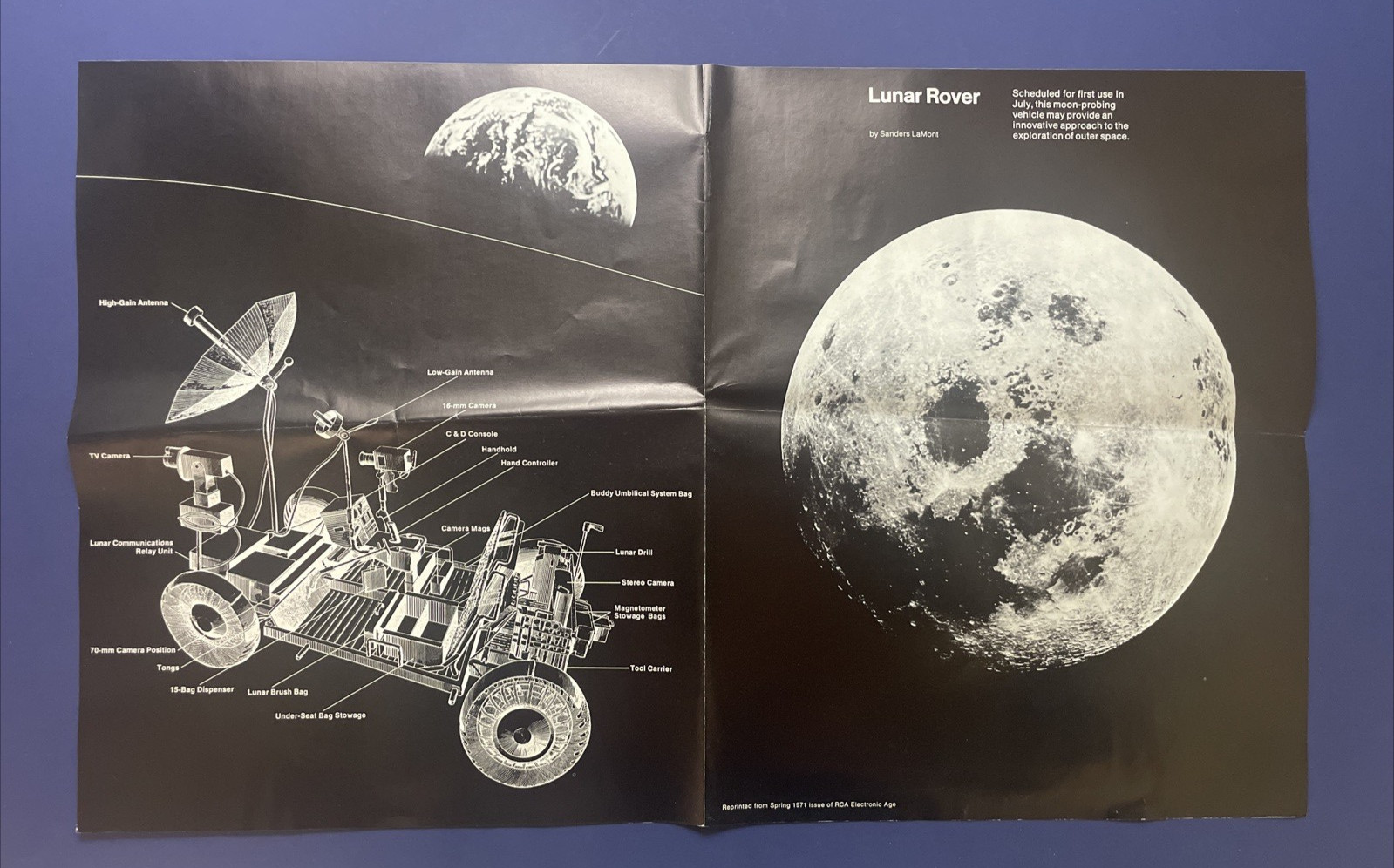 Vintage NASA Space Collectible Lot/Scrapbook - Sanders LaMont Aerospace Writer