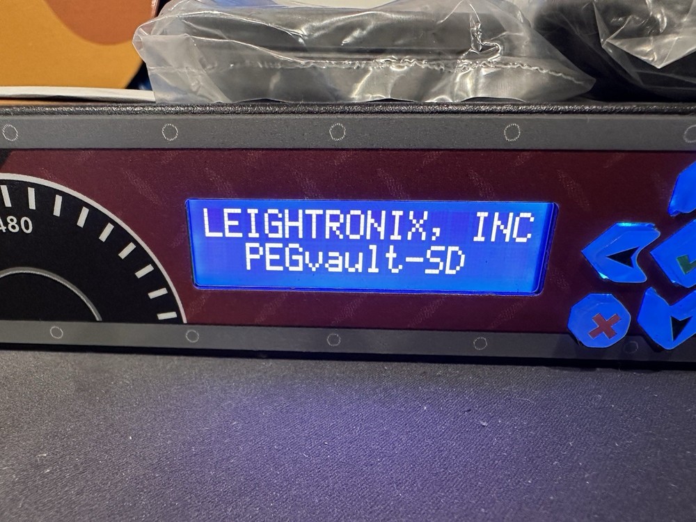 NICE Leightronix PEGVault-SD Broadcast Digital Video Encoder W/ Rack Ears