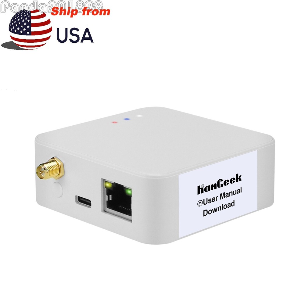 HamGeek HMG-01 Plus POE White Universal ZigBee Gateway ZigBee Coordinator #USA