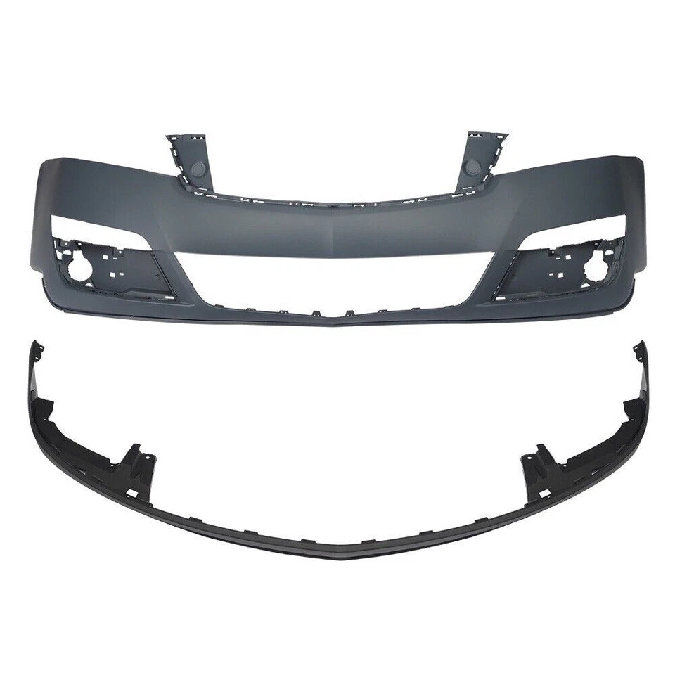 Fit for 2013-2017 Chevy Traverse Front Bumper Lower&Upper Cover Assembly Kit Set