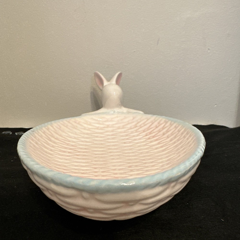 Pre-owned Bunny Shaped Candy Egg Dish