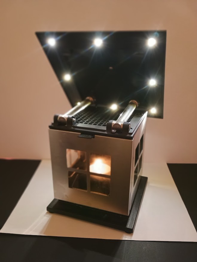 Caframo JOI Tea Light Candle Powered LED Lamp Camp light Night Light. No battery