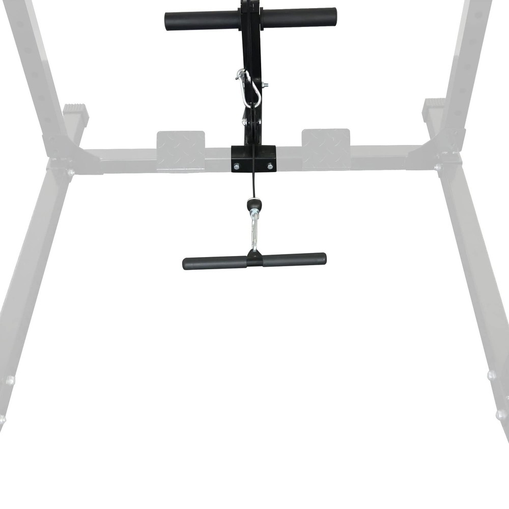 Multi-Function Adjustable Power Cage with J-Hooks, Safety Straps and Optional...