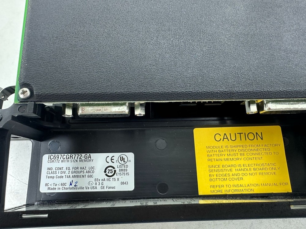 GE FANUC IC697CGR772-GA CPU MODULE IC697CGR772GA
