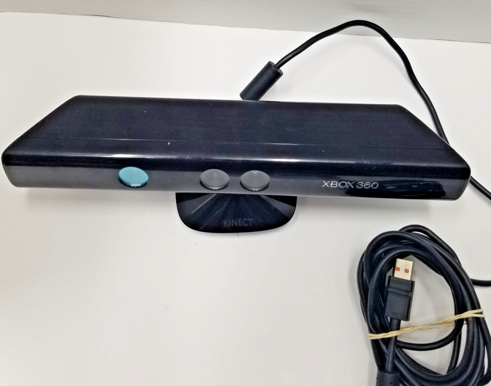 Xbox 360 Kinect Sensor + Buzz PS3 Game Bundle Untested As-Is No Adapter