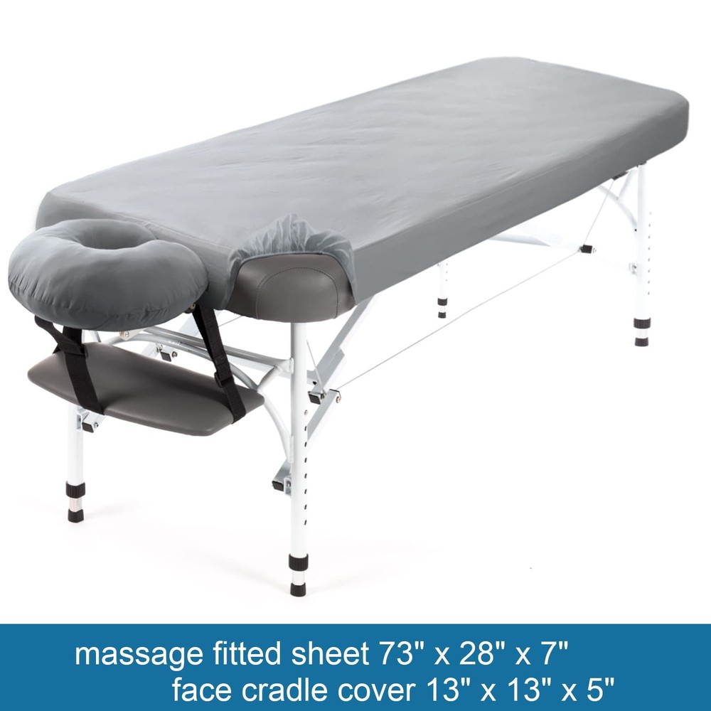 Massage Table Sheets Waterproof Massage Table Cover Set 2- Piece Include Mass...