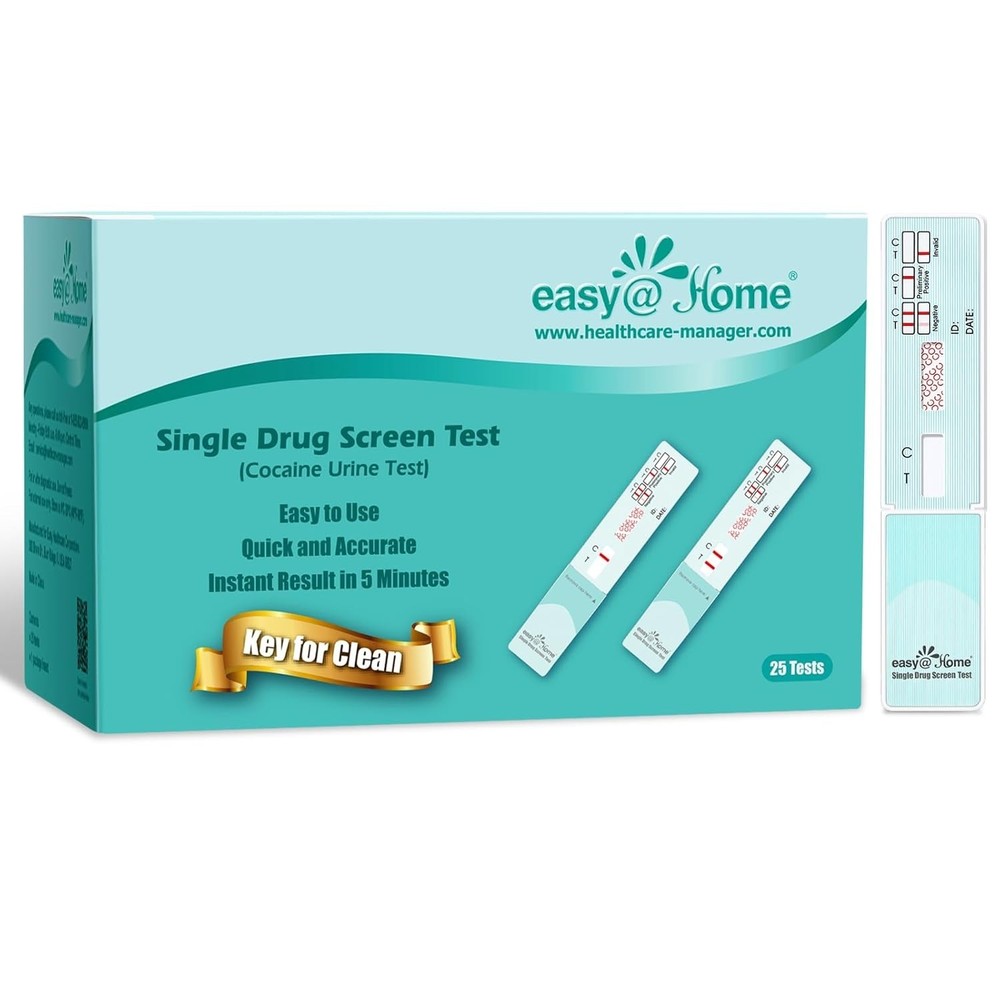 Individually Wrapped 25 Pack Cocaine Tests - Fast & Confidential Testing