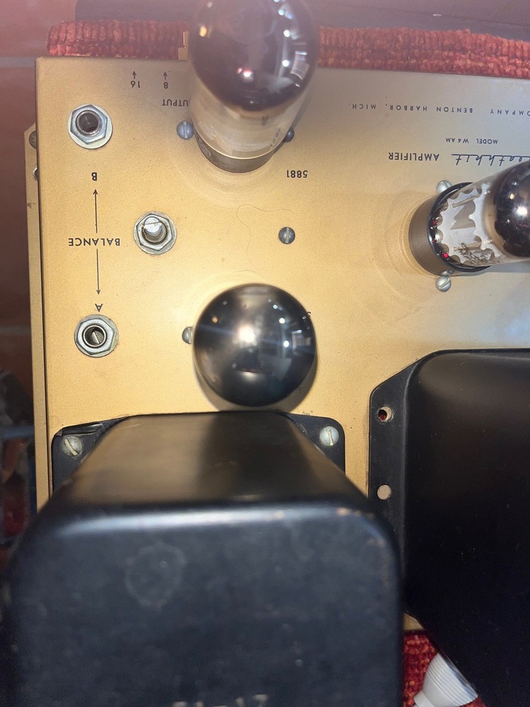 Heathkit W4-AM Amplifier with tubes **NICE** 