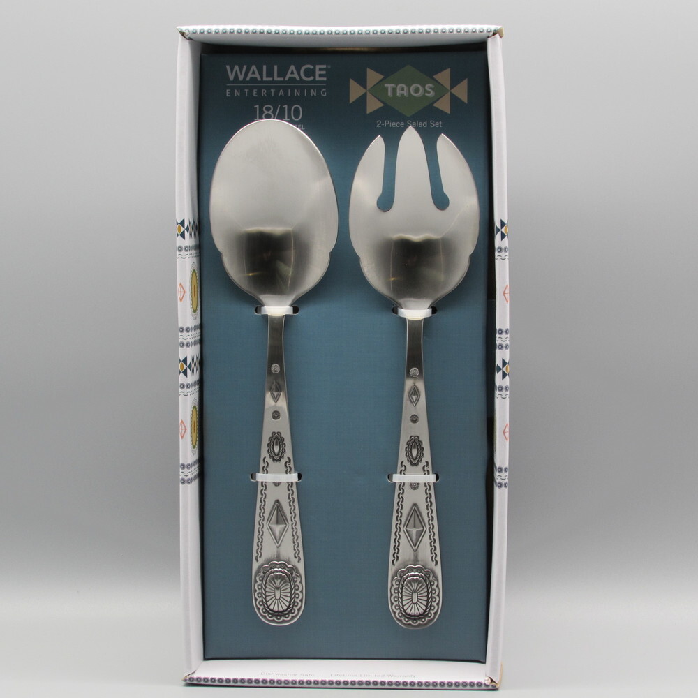 Wallace Taos 18/10 Stainless 2pc. Salad Serving Set