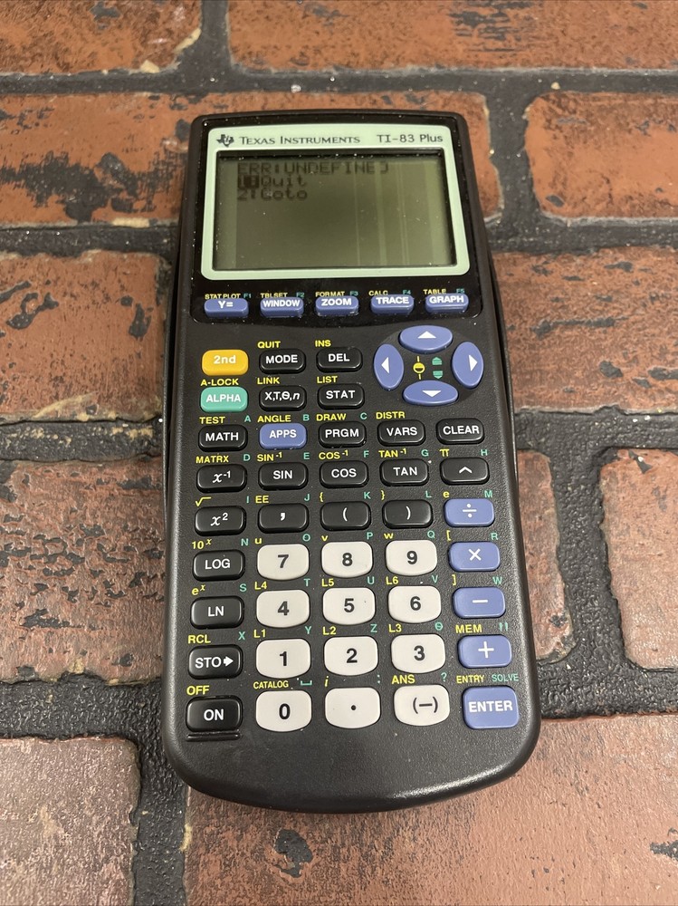 Texas Instruments TI-83 Plus Graphing Calculator With Cover
