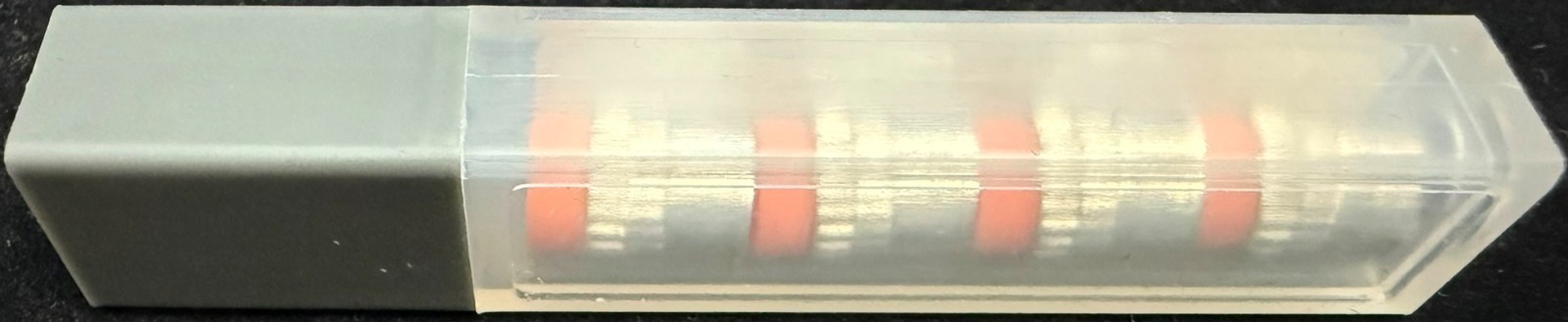 o'o'o . Genuine PARKER . 4 x ERASERS . EI6 . for Mechanical Pencil . 6mm Dia.