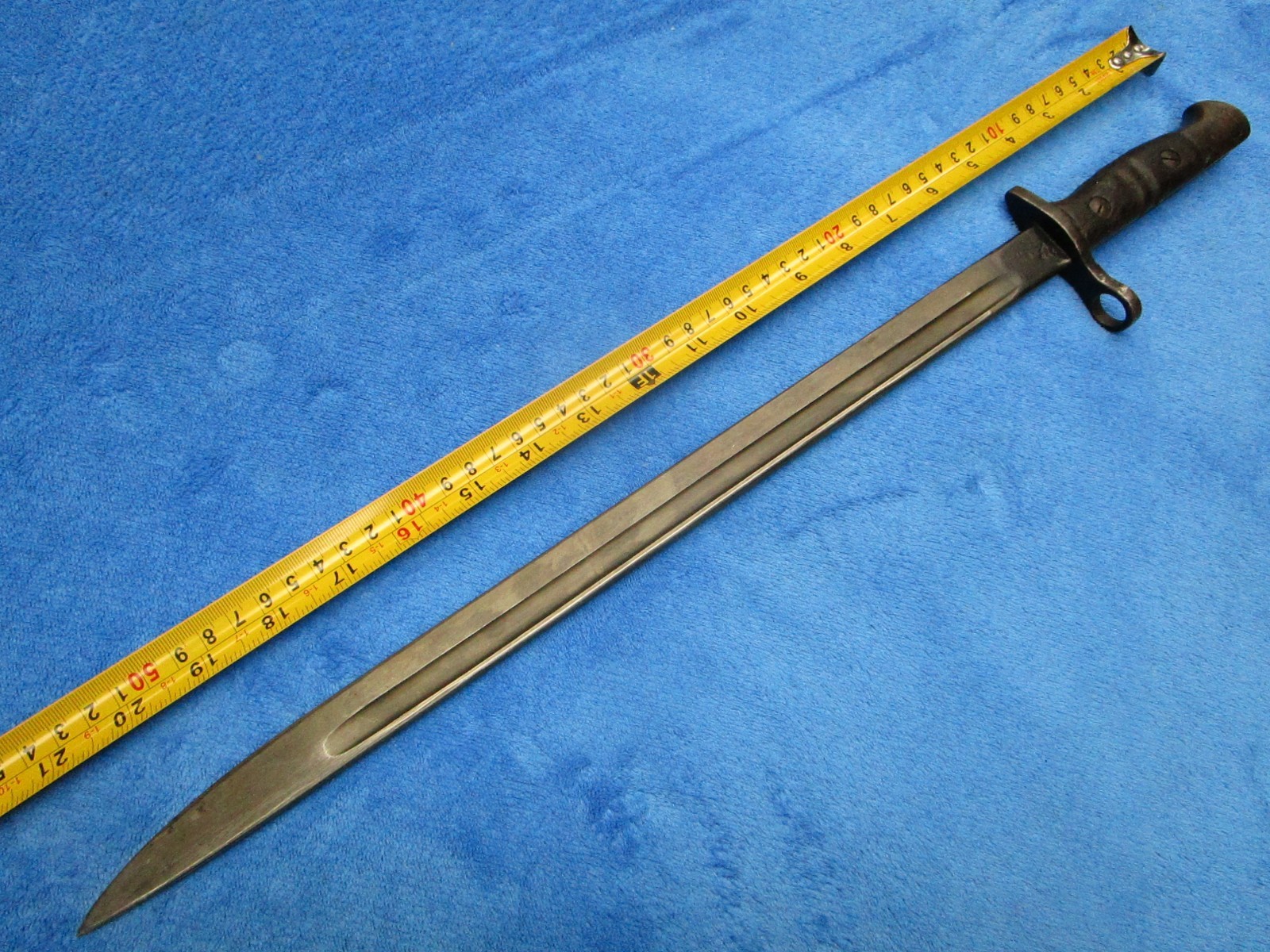 VINTAGE ORIGINAL US MADE BRITISH M1913 BAYONET AND SCABBARD MAKER REMINGTON 1917