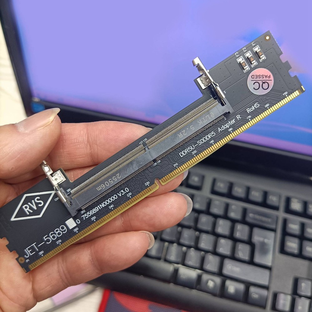 DDR5 Laptop to Desktop Memory Adapter Card Notebook to PC Computer Memory5033