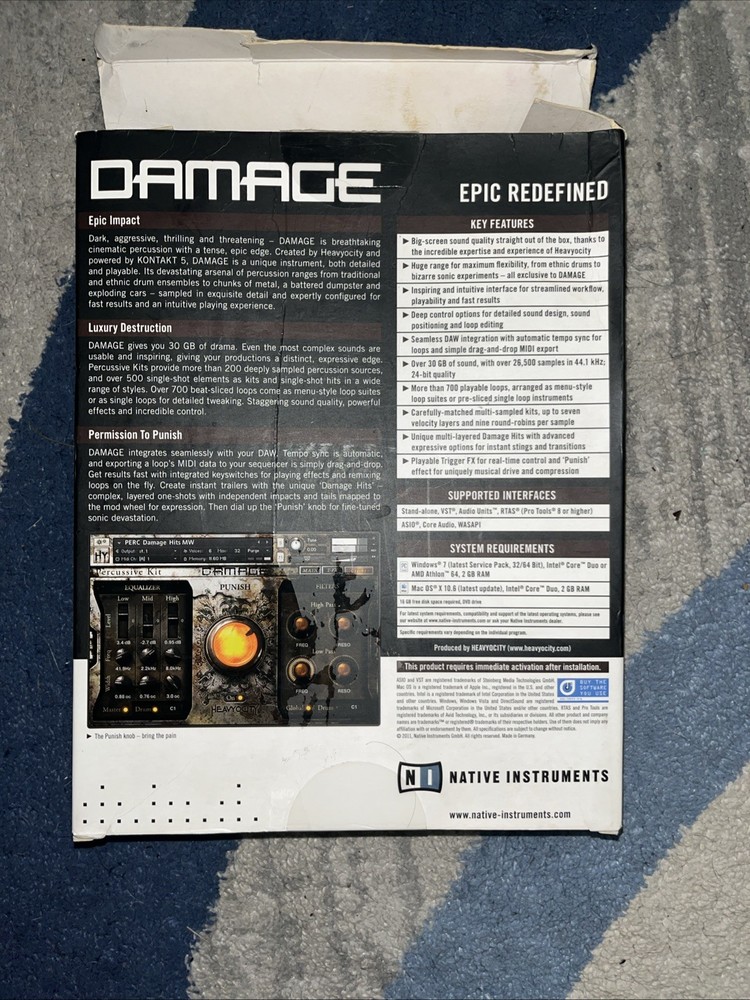 Native Instruments Heavyocity Damage