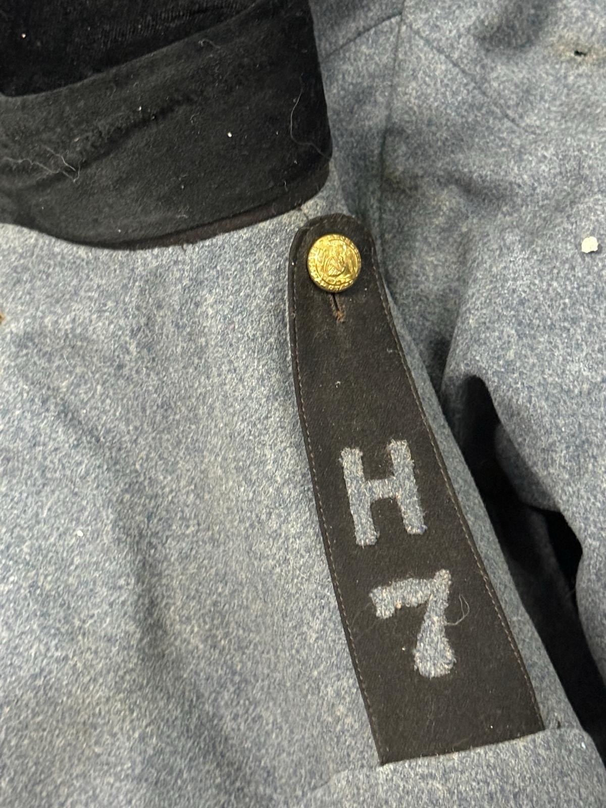 Id’d Lydecker, K Indian Wars National Guard Co. H 7th Regt. Frock Coat Jacket