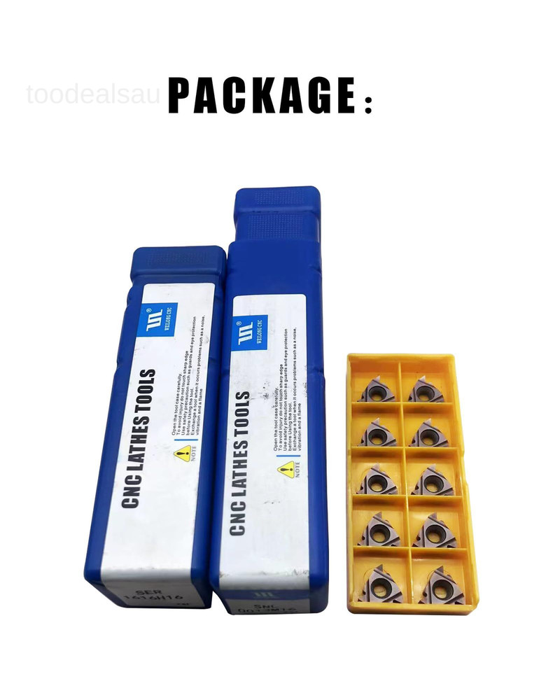 1/2" SNL0013M16 Internal Threading 2pcs holders+10pcs 16ER inserts