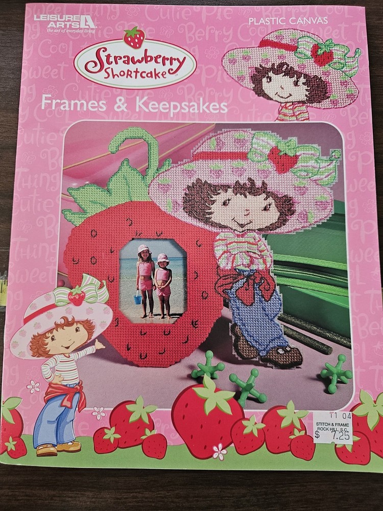 Strawberry Shortcake Frames & Keepsakes Booklet Plastic Canvas Craft Patterns