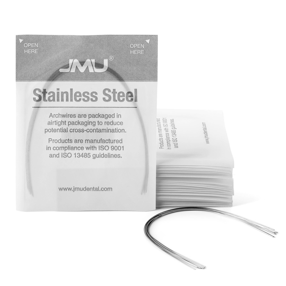 JMU Archwire Over-Expanded Stainless Steel Universal Round/Rectangular