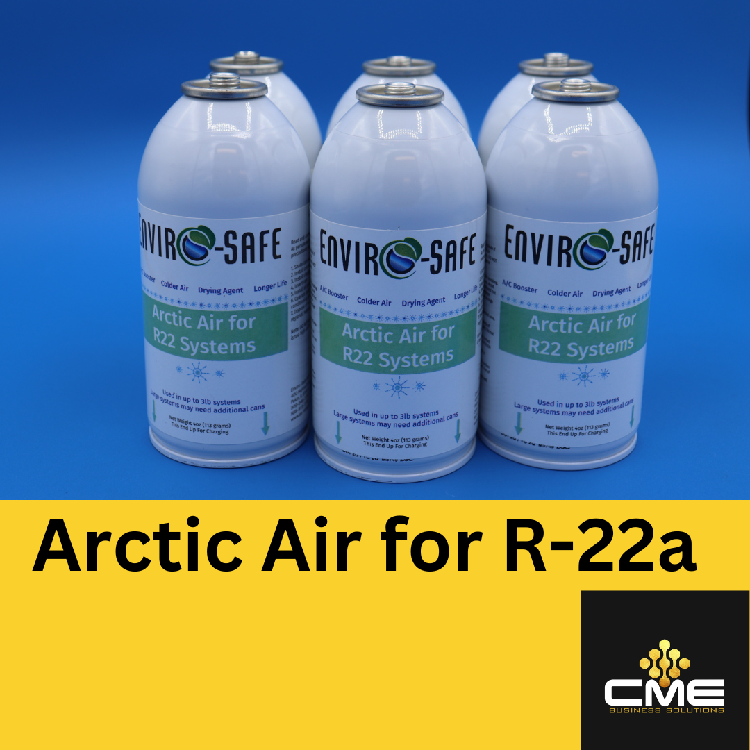 Envirosafe Arctic Air, AC Coolant Refrigerant support (6) cans