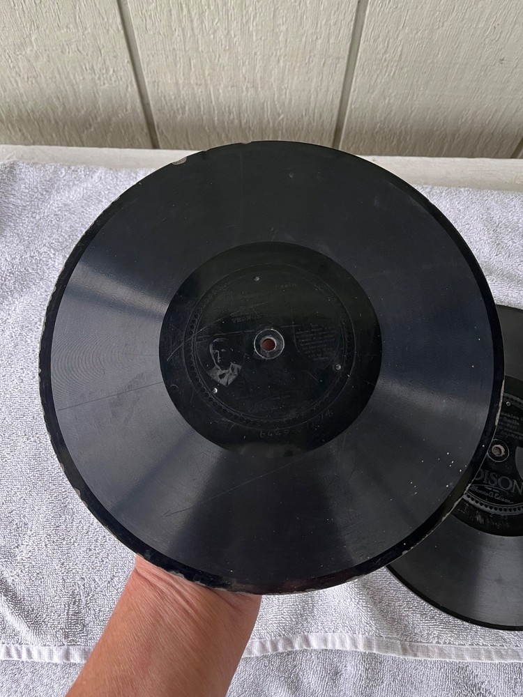 Edison Diamond Disc Records Pair