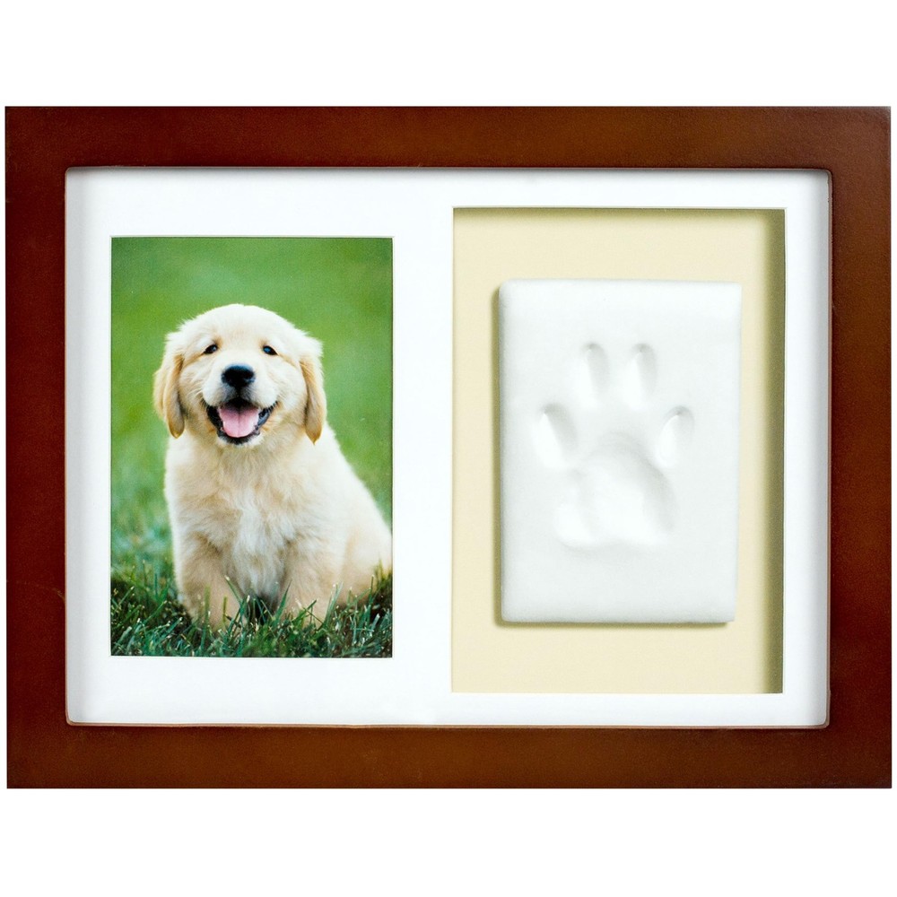 Tiny Ideas Dog or Cat Paw Print Keepsake Wall Frame Kit
