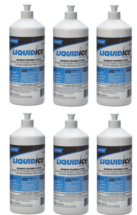 Norton 97116 Liquid Ice, Extra Cut, Quart (6 Pack)