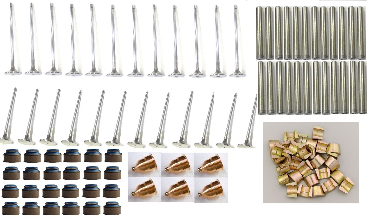 Valve Train Kit compatible with Detroit 11.1L, 12.7L, 14.0L 60 series 24-Valve