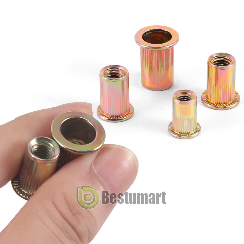 120pcs Rivet Nut Kit Rivnut Gun Nut Setter Thread Setting Nutsert Tool Metri+Box