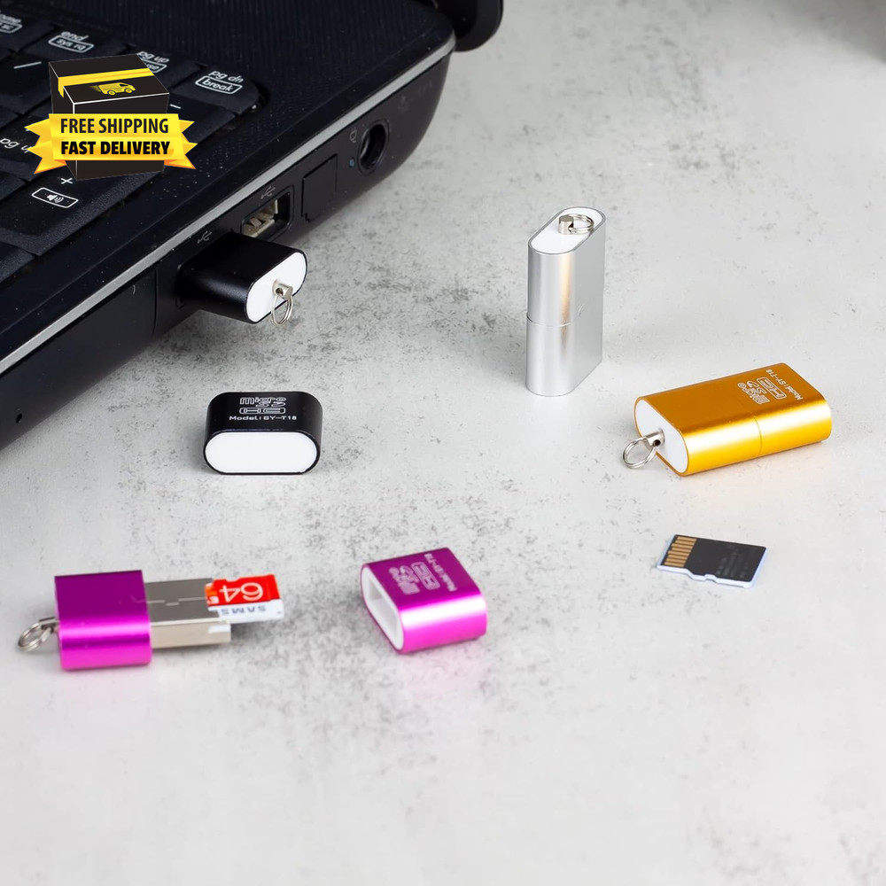 [3 Pack] Micro SD Card Reader for Android,Micro SD Card to USB Adapter, TF Card