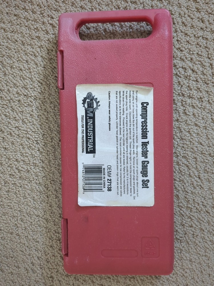 OEM 27138 Compression Tester Gauge Set