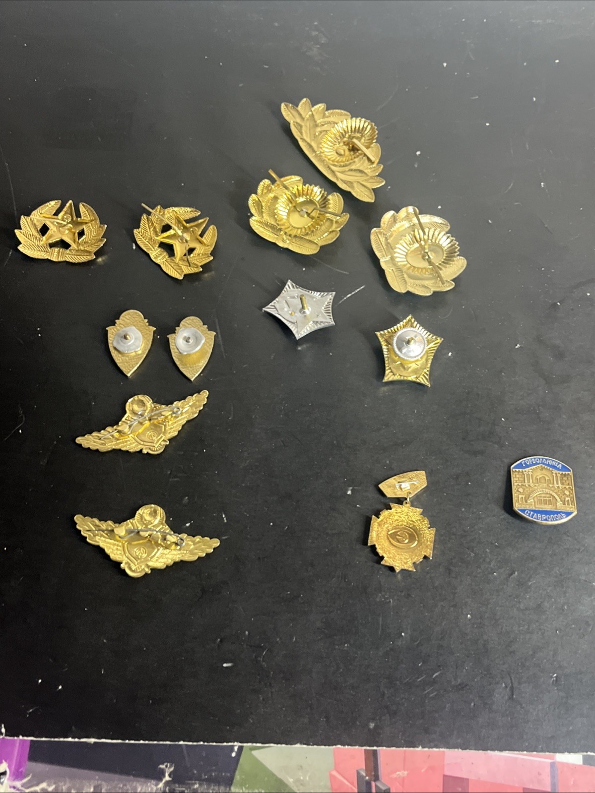 Set of badges of the officer of the Ministry of Internal Affairs of the USSR