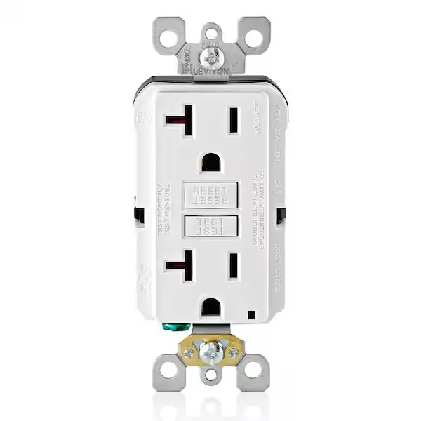 Vinto White Duplex GFCI Outlet (10-Pack)