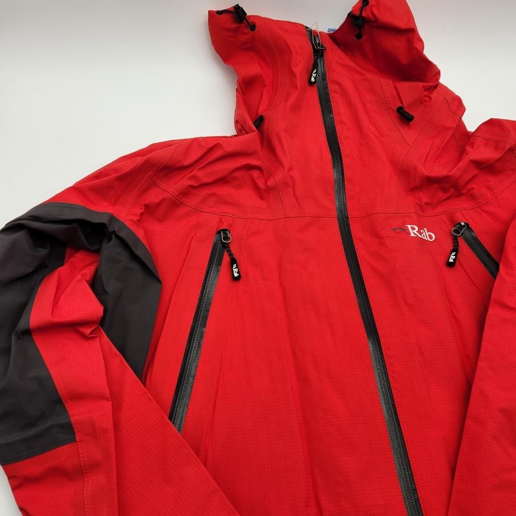 RAB Latok Alpine Winter Hiking Jacket Waterproof Red Men's Size Large EU:54