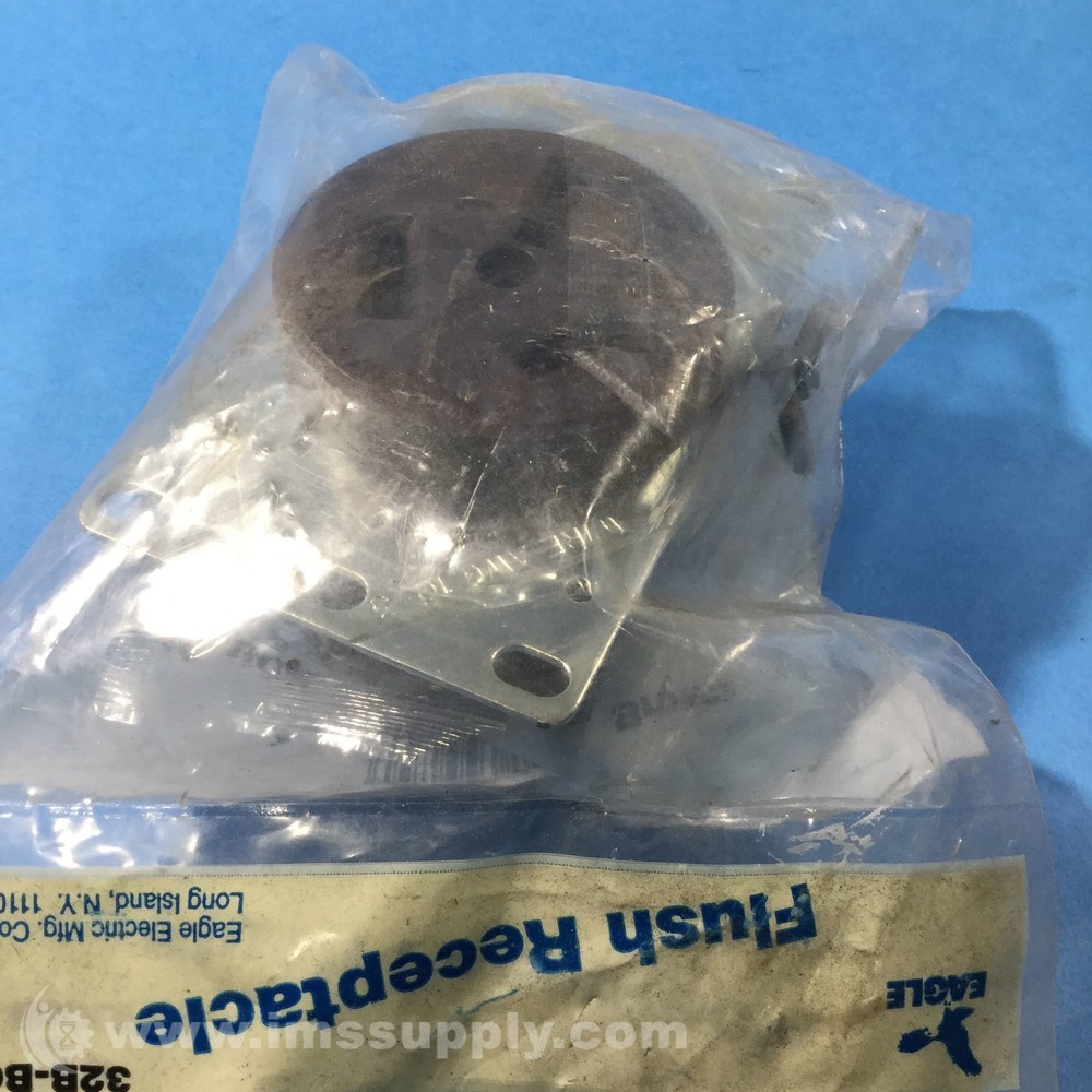 Eagle Electric 32B-BOX 50A Flush Range Receptacle FNFP