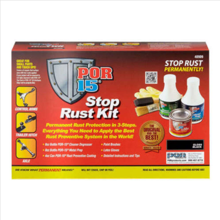 POR-15 40909 Stop Rust Kit Black