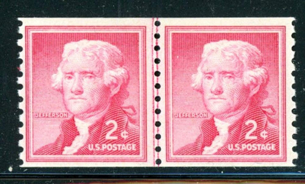 US Scott # 1055 - MNH - Lined Pair - Nice