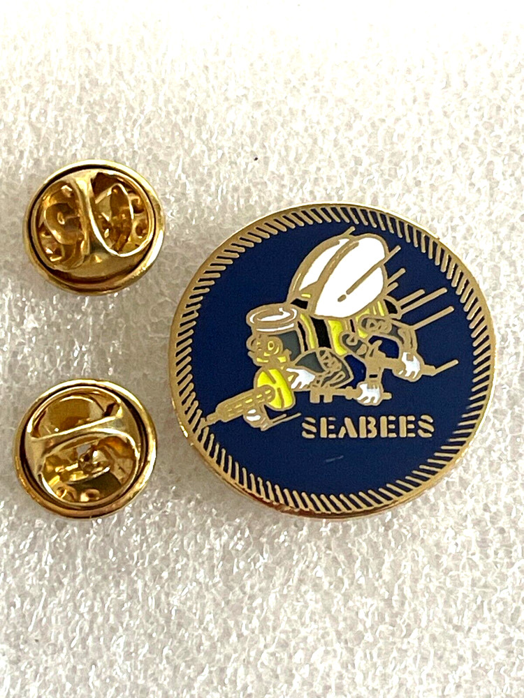 Large U. S. Navy Seabee's Pin. #3