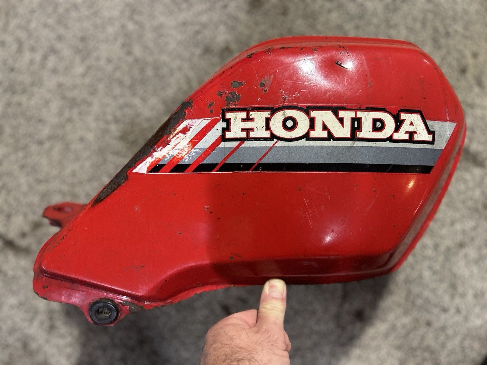 Honda Atc Big Red Oem Gas Fuel Tank 250es 1985 1986 86 85 87 250 Es Clean Inside