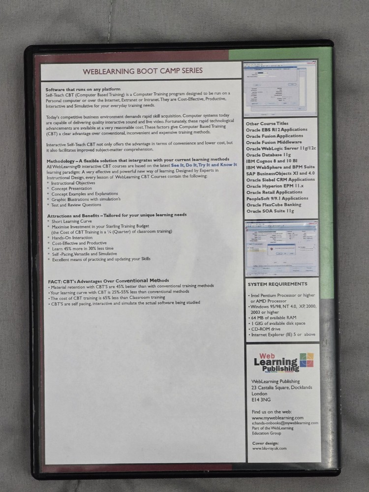 IBM WebSphere Application Server Administration Boot Camp CD | CBT Training 2017