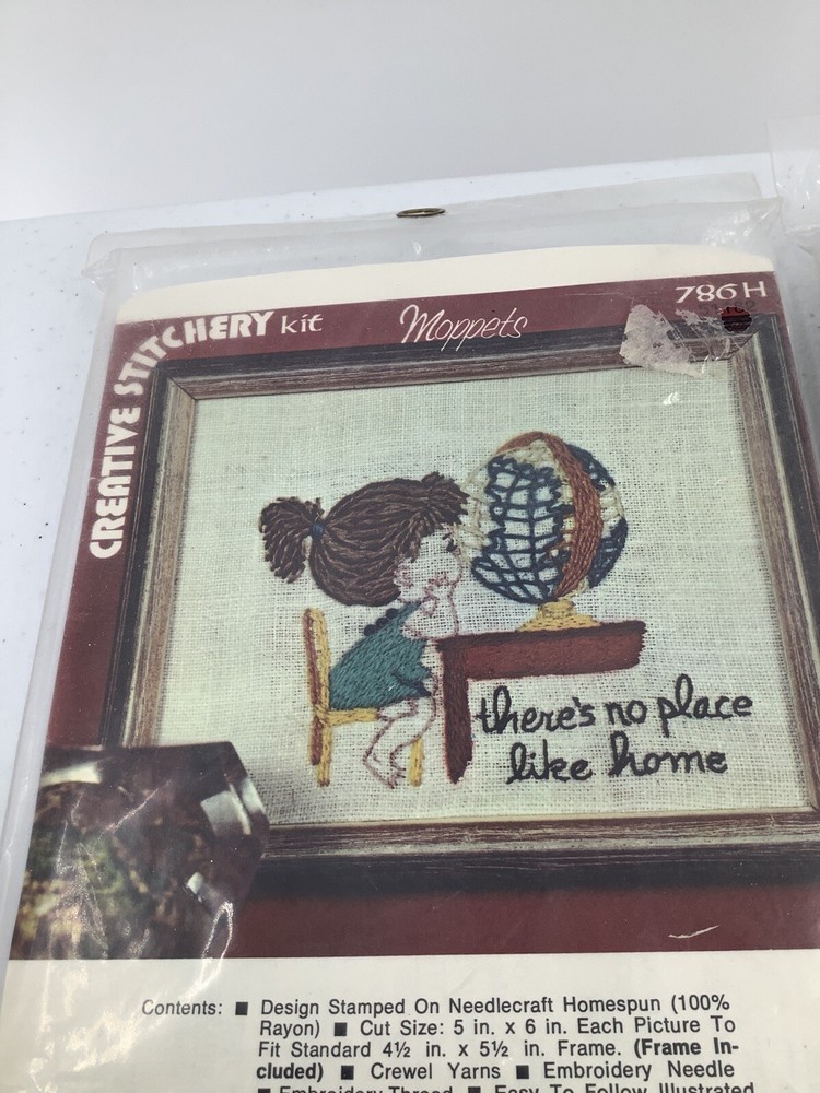 2 Moppets Creative Stitchery Kits Crewel Sharing Is Everything Theres No Place
