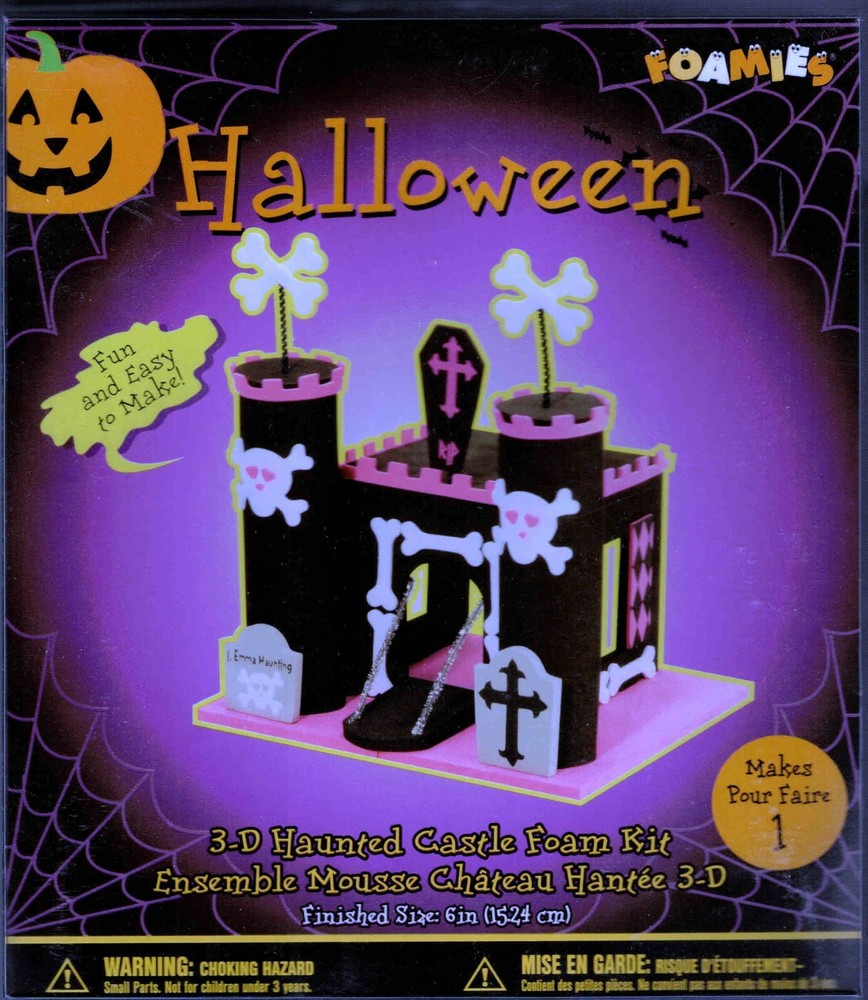 Halloween 3-D Haunted Castle Foam Kit FUN & EASY
