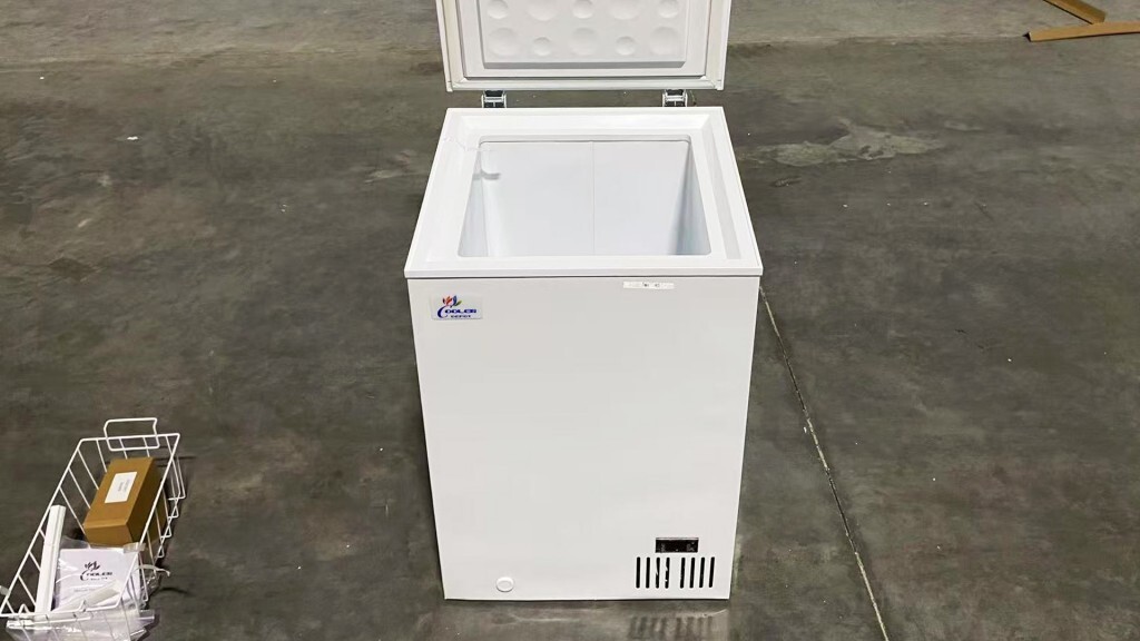 NEW -45°C Sushi Sashimi Seafood Deep Chest Freezer Low Temperature 105L 110V