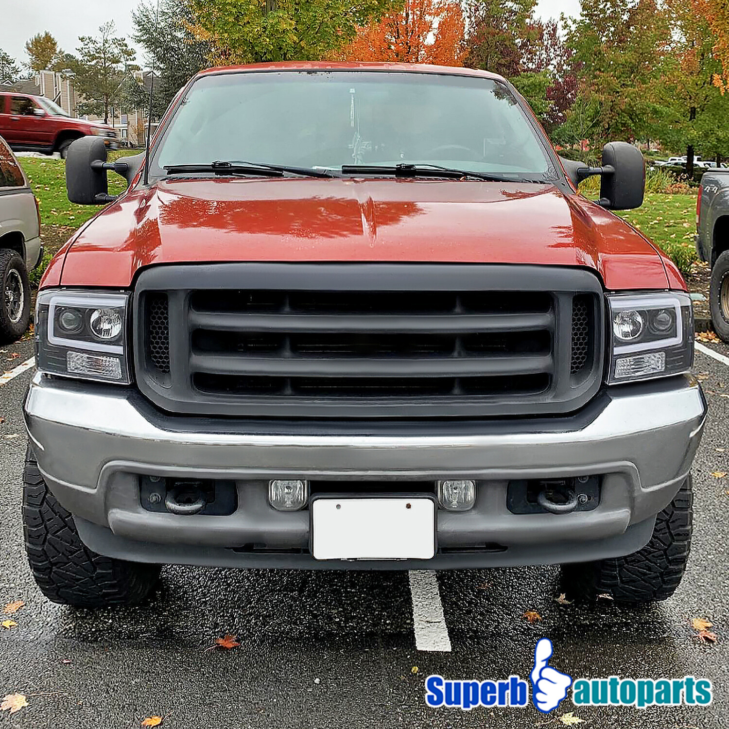 Fits 1999-2004 Ford 99-04 F-250 F-350 Super Duty Fog Lights Driving Lamps